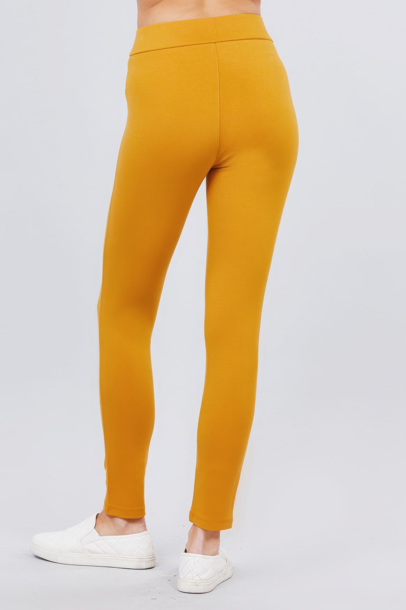 Seagull-shaped Mid-rise Ponte Pants