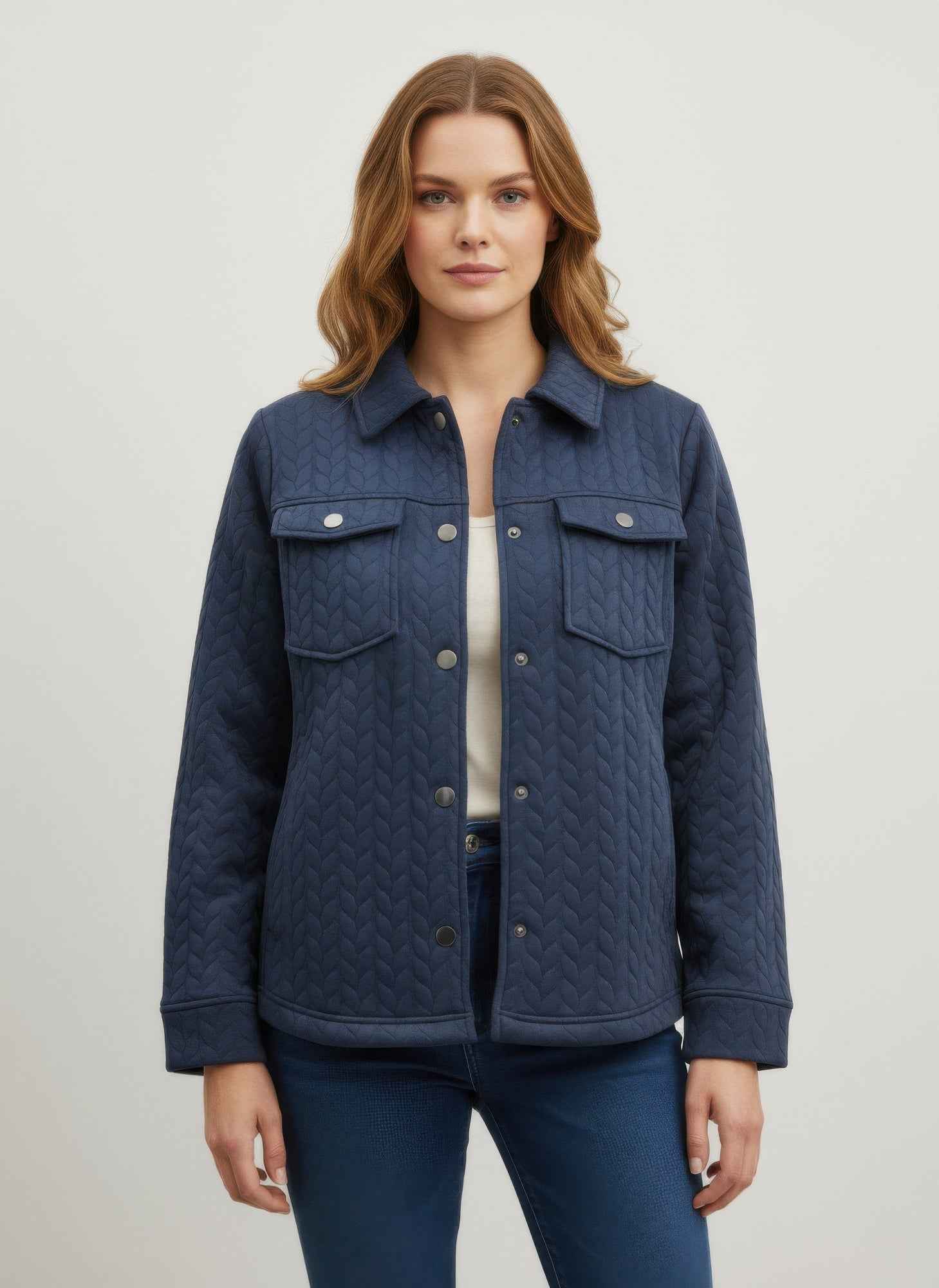 Onque Casual Textured Jacket
