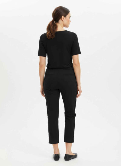 Zac & Rachel Slim Ankle Pants - Ruffle Pocket Detail