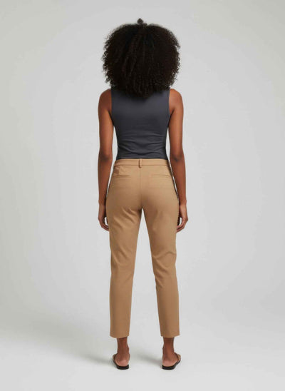 Zac & Rachel Slim Ankle Pants - Ruffle Pocket Detail