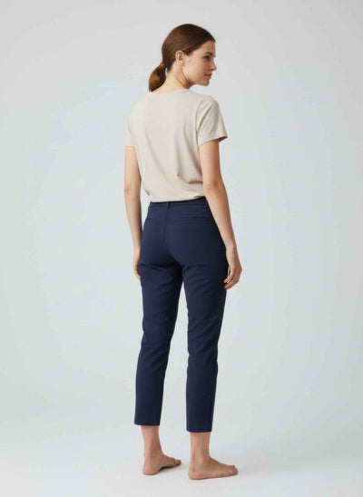Zac & Rachel Slim Ankle Pants - Ruffle Pocket Detail