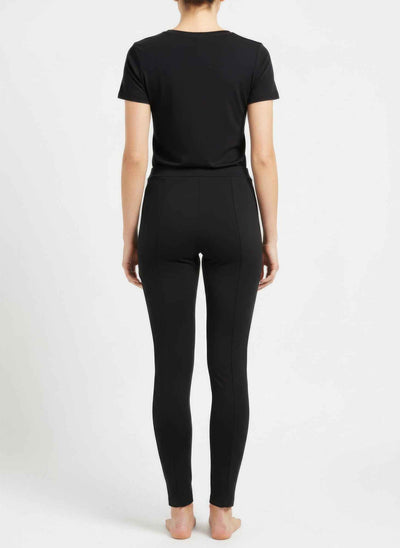 Slim Pull On Ankle Pants - Stretch Knit Polished Fit