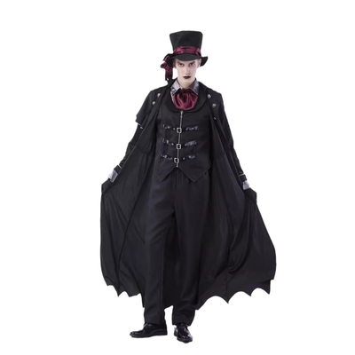 Vampire Costume Halloween Knight Performance Costume Role Play Dark Knight Anime Cosplay Costume for Men and Women