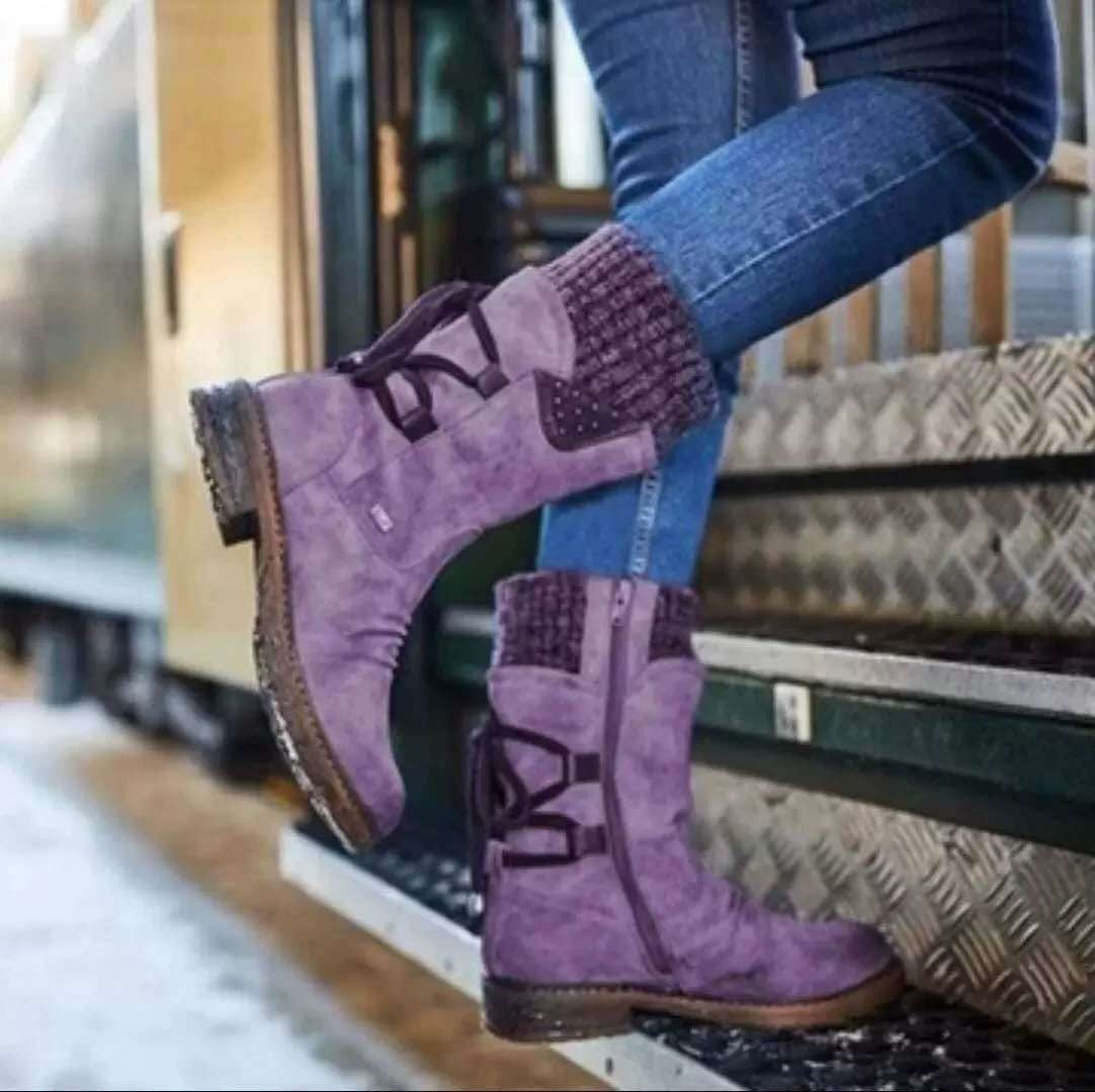 Martin Boots - Square Heel Ankle Boots