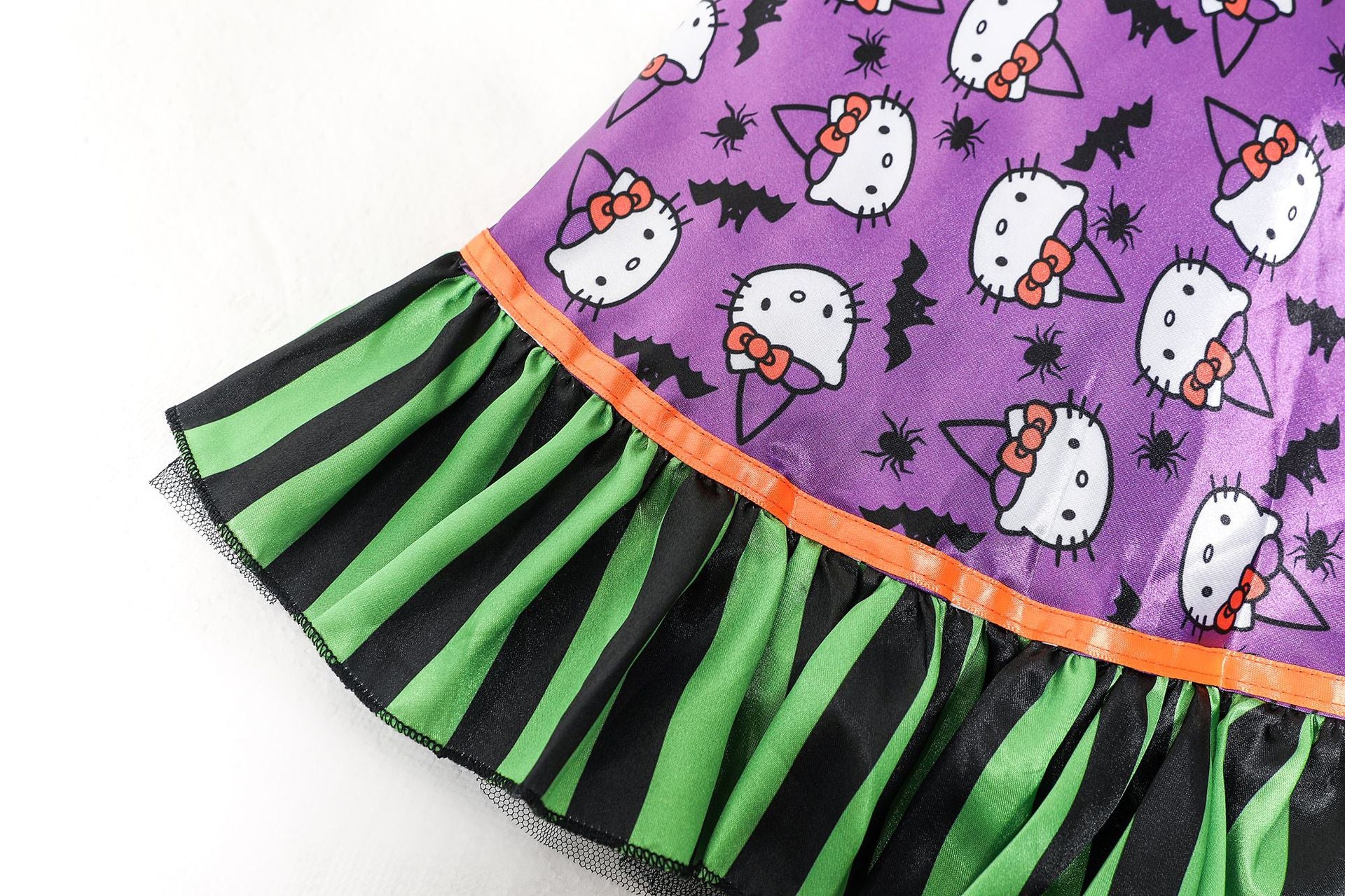 Cute Witch Halloween Costume Set - Hello Kitty Cape Dress