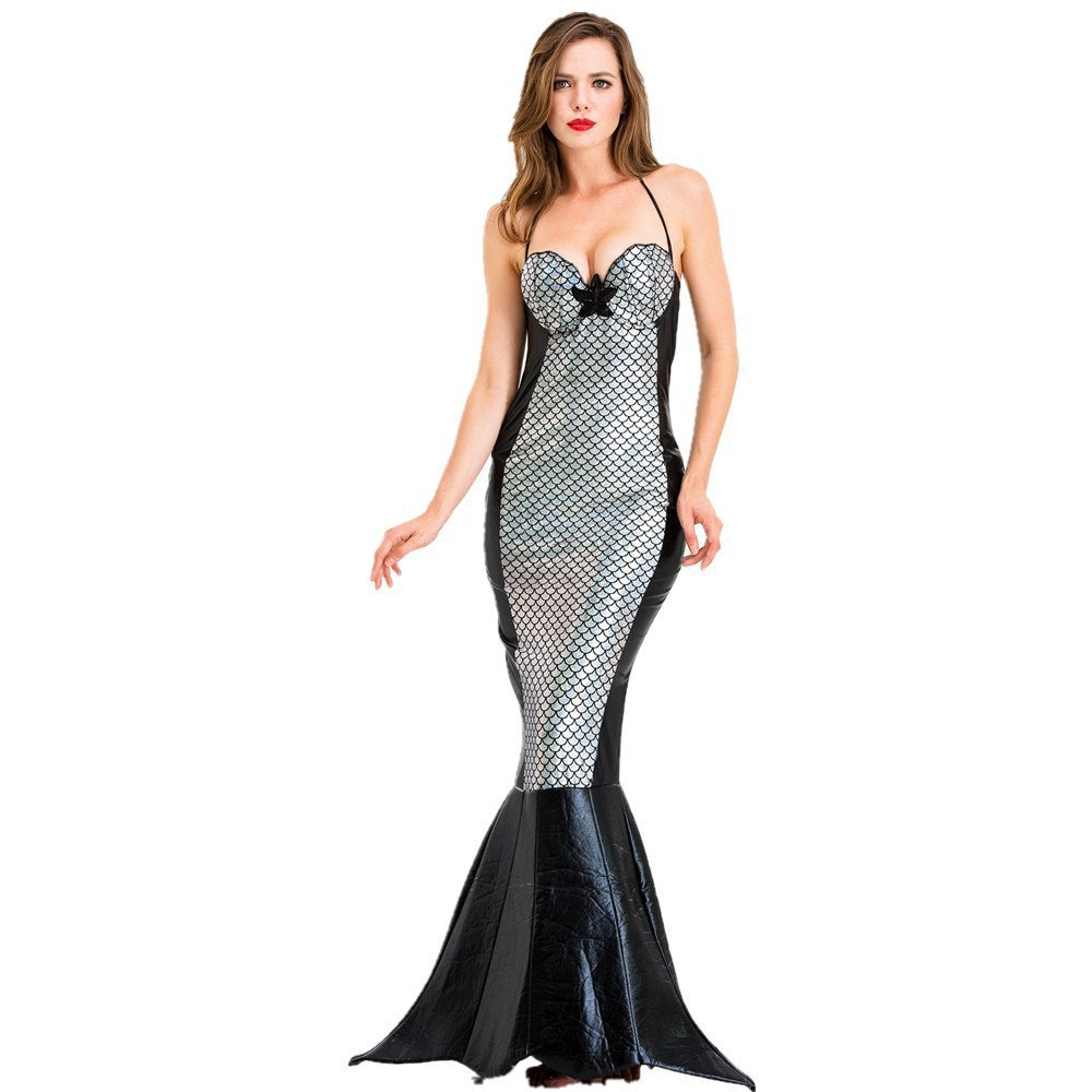 Halloween Costume Adult Sexy Cosplay Mermaid Party Princess Dress Evening Gown Stage Performance Costume