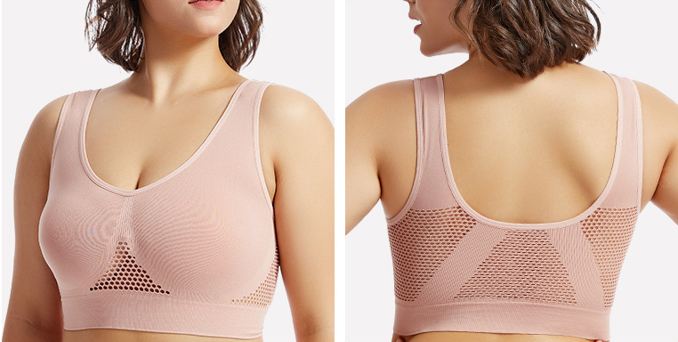 Plus Size Lingerie for Women - Seamless Sports Bra Set