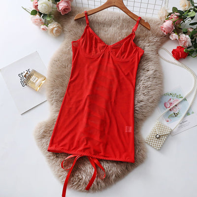 Mesh Lace Lingerie Bodysuit - Strapless Sheer - Fashions Envy