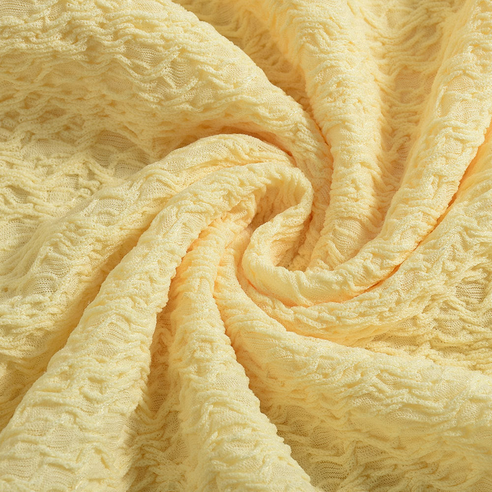 Backless Maxi Dress - Tie Detail Long Sleeve Yellow - Fashions Envy