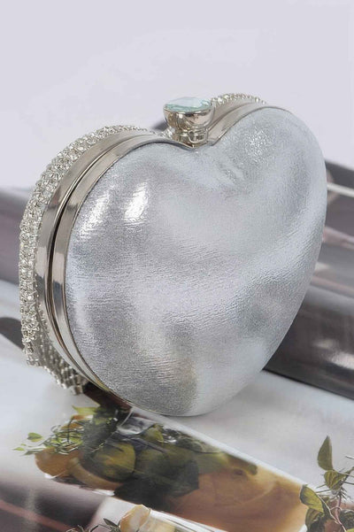 Rhinestone Fringe Mini Case Bag