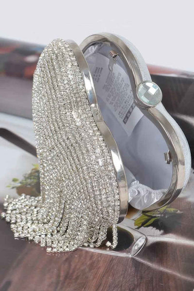 Rhinestone Fringe Mini Case Bag