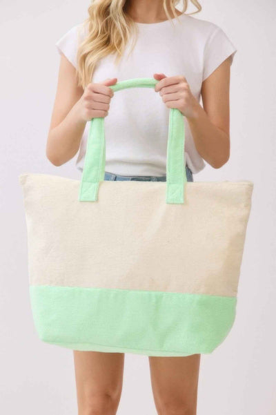 Sips About To Go Down Terry Tote