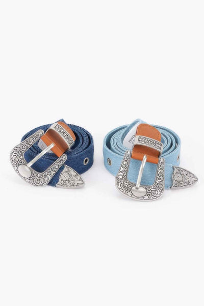 Denim Multi Metal Buckle
