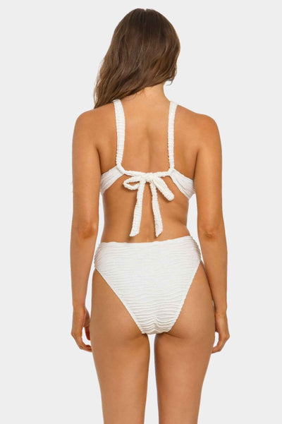 BE WICKED White Moonlit Monokini - One-Piece Swimsuit