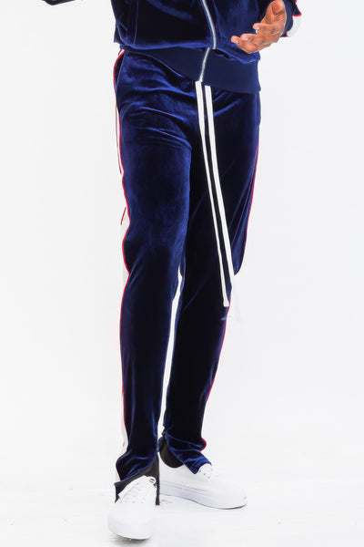 Men's Tracksuit Set - Velour Jacket and Pants - Fashions Envy