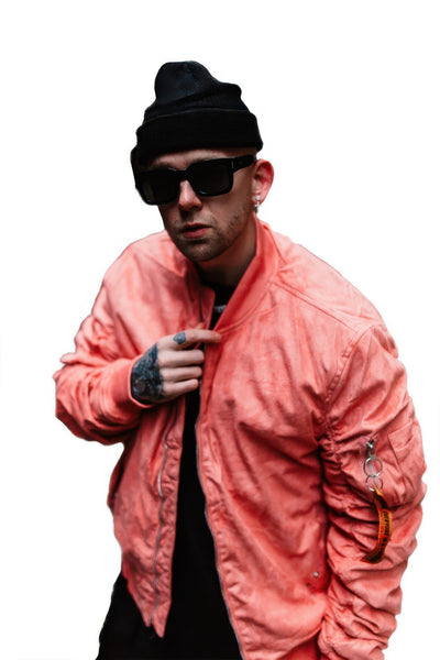 Bomber Jacket - Suede Velvet Scrunched Men's Luxe - Fashions Envy