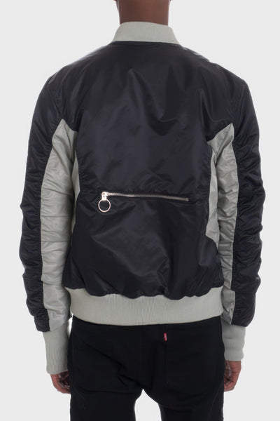 Bomber Jacket - Two Tone Color Block Men's Tactical - Fashions Envy