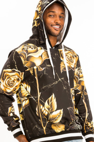 Men's Hoodie Sweatpants Set - Casual Print Design - Fashions Envy