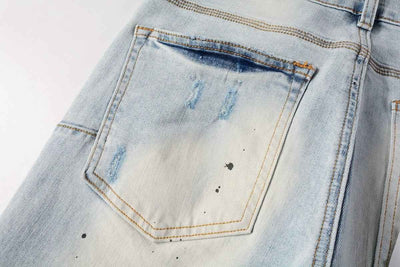 Stretchy Slim Straight Pants