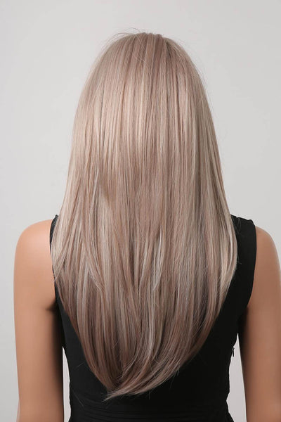 13*1" Full-Machine Wigs Synthetic Long Straight 22" - Fashions Envy