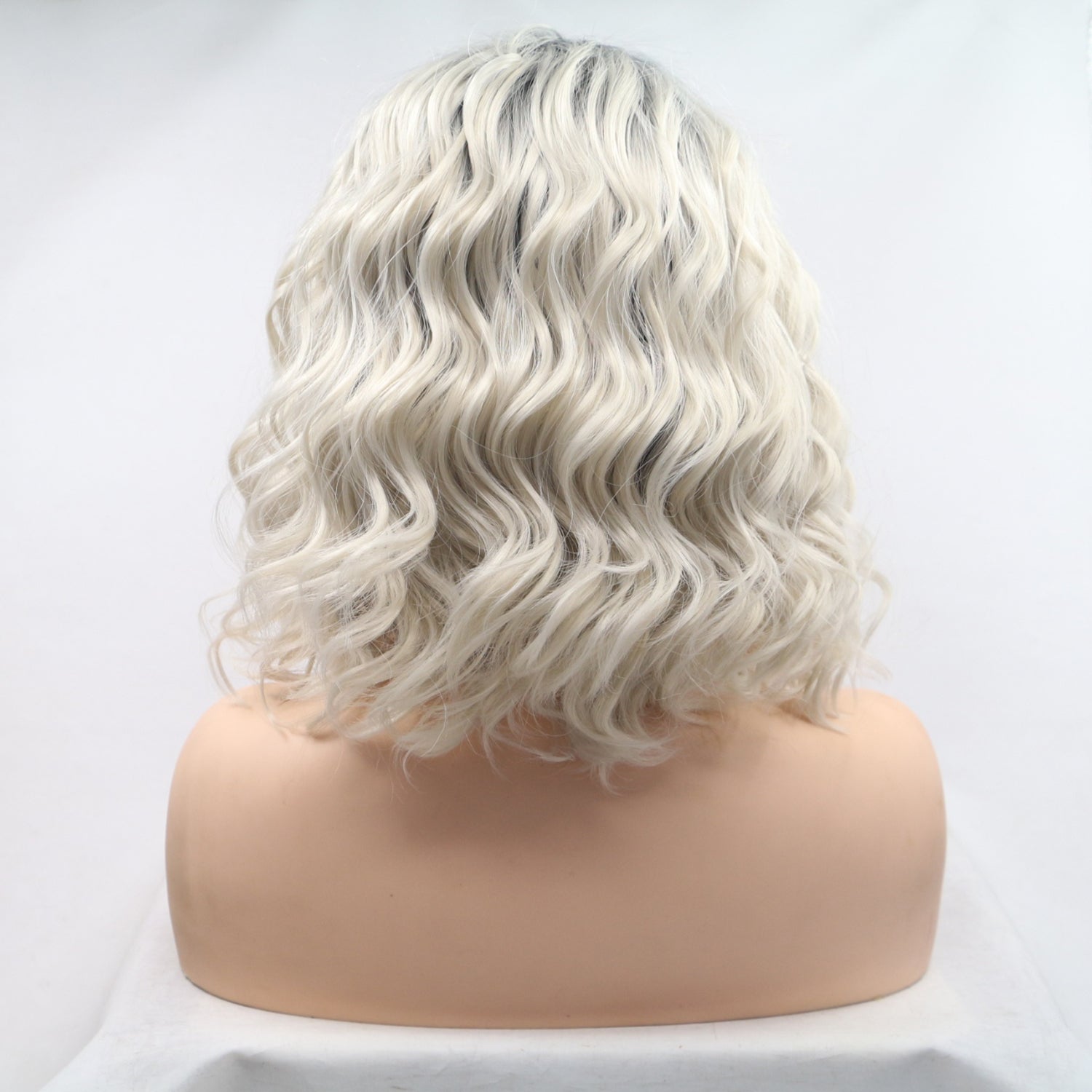 13*3" Lace Front Wigs Synthetic Mid-length Wavy 12" 130% Density - Fashions Envy