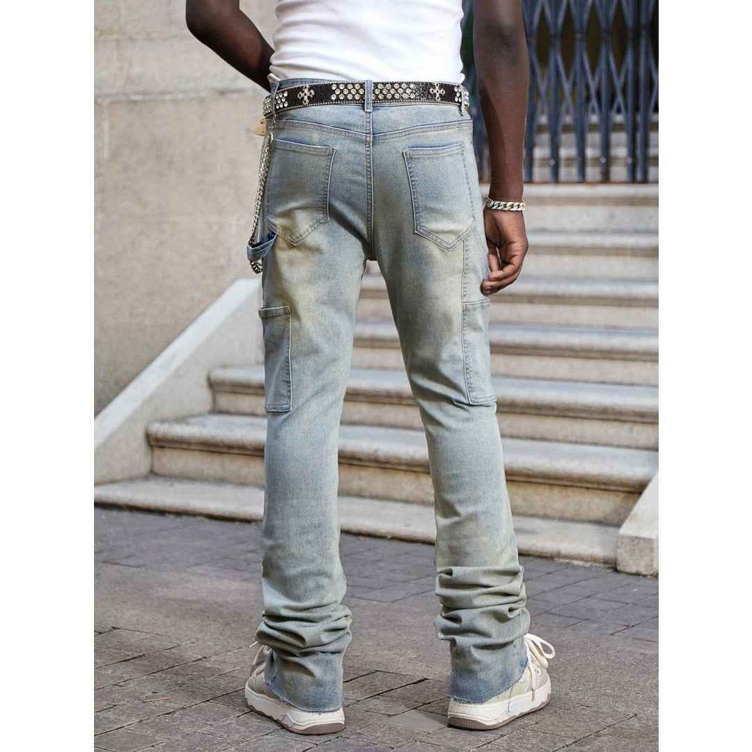 Stretchy Slim Straight Pants