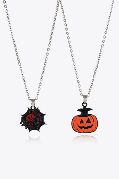 Two-Piece Halloween Theme Necklace Set - Fashions Envy