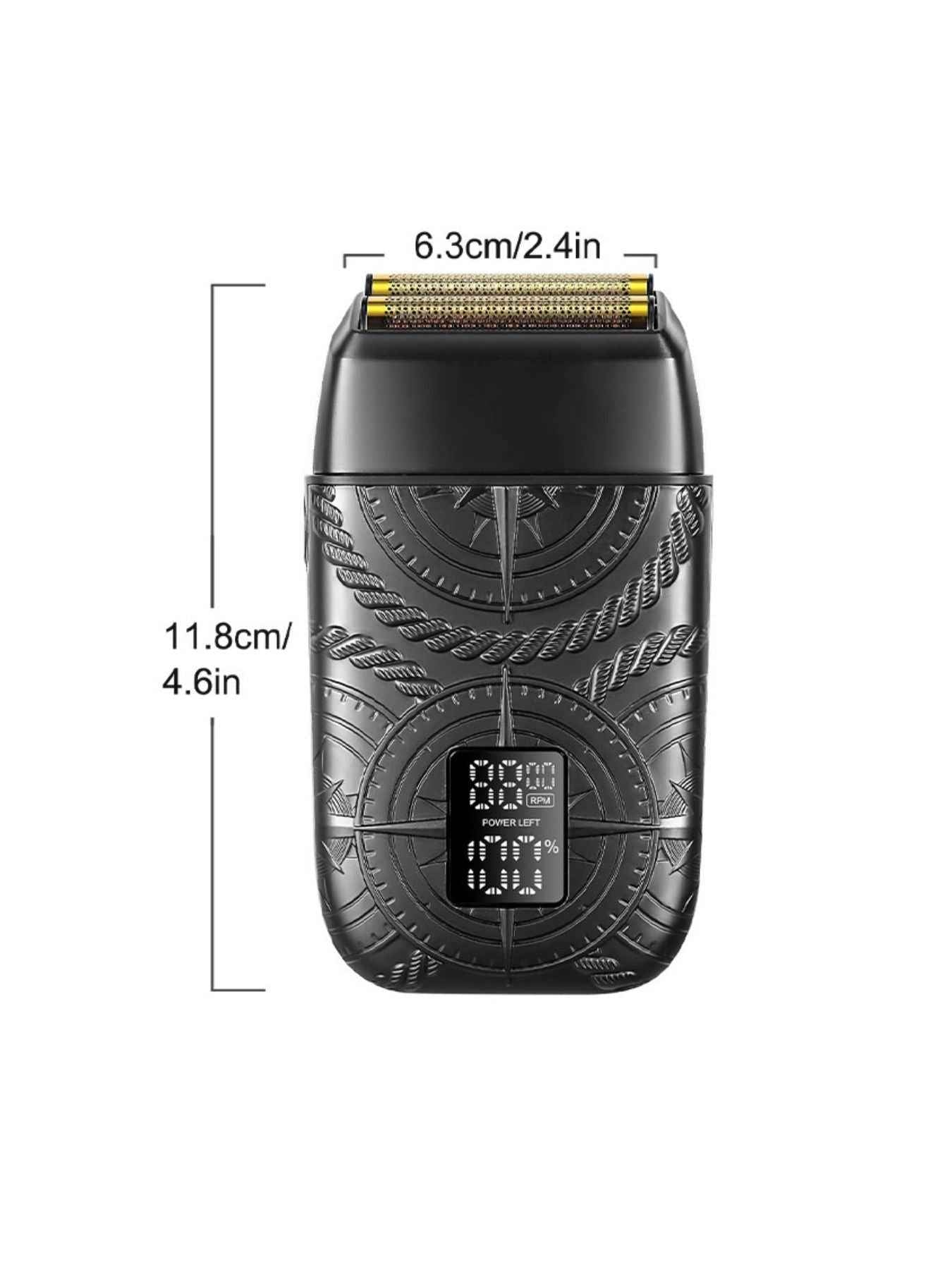 Electric Foil Shaver LED Display - Waterproof Rechargeable
