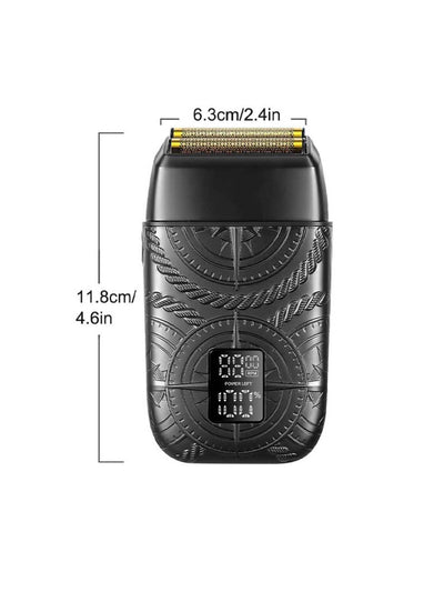 Electric Foil Shaver LED Display - Waterproof Rechargeable