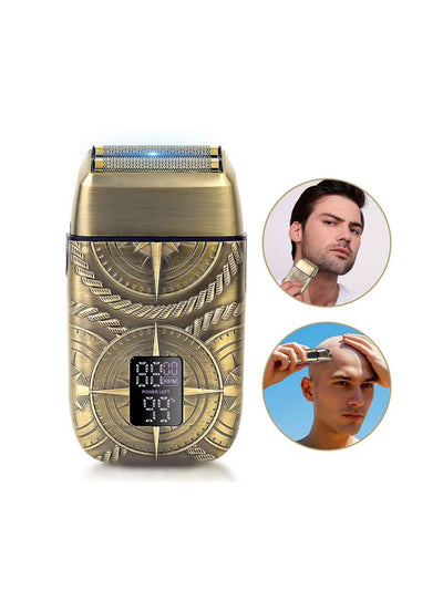 Electric Foil Shaver LED Display - Waterproof Rechargeable