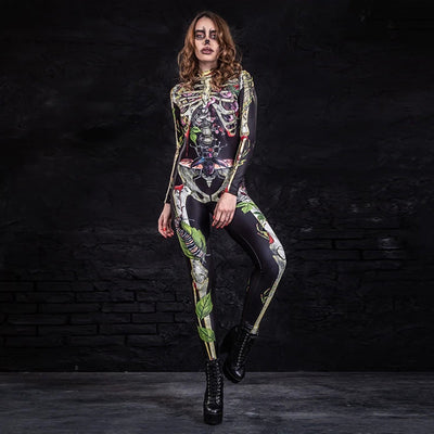 Skeleton Bodysuit - Full Body Halloween Costume