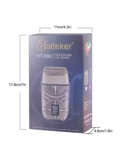 Electric Foil Shaver LED Display - Waterproof Rechargeable
