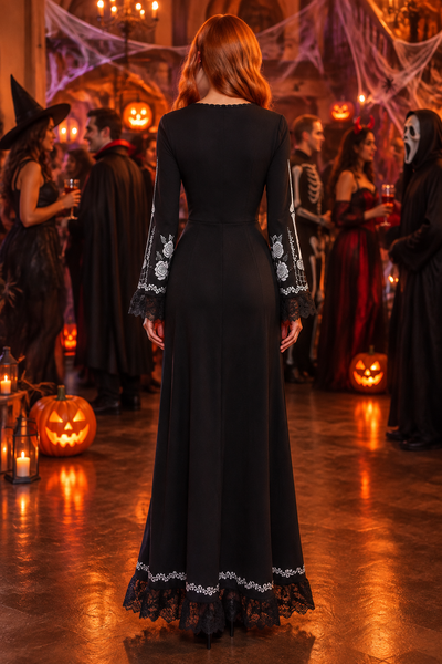 Back-view Halloween-party candidate from slot 3