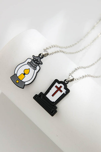 Two-Piece Halloween Theme Necklace Set - Fashions Envy