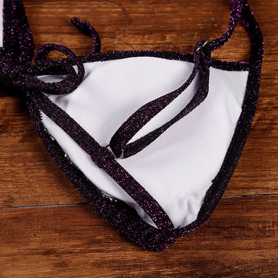 Triangle Cup Brazilian Bikini - Split Design Swimsuit