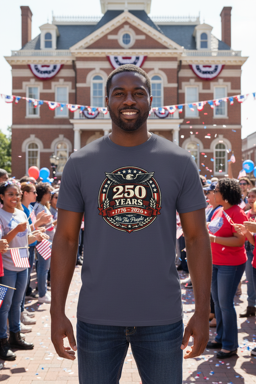 Comfort Colors T-Shirt - We The People 250 Years - Fashions Envy