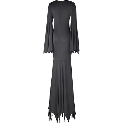 Women's Gothic Witch Bat Sleeve Dress - Halloween Cosplay Costume