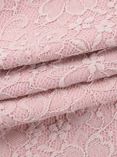 Sweetheart Neck Mini Dress - Wide Strap Lace Detail