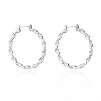 Holiday-Themed Colorful Hoop Earrings - Fashions Envy