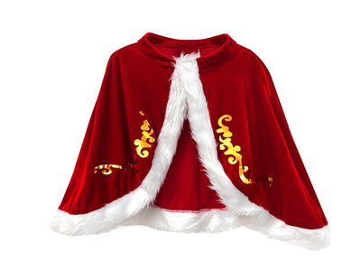 Men's Santa Costume Set - Red Suit and White-Trim Details