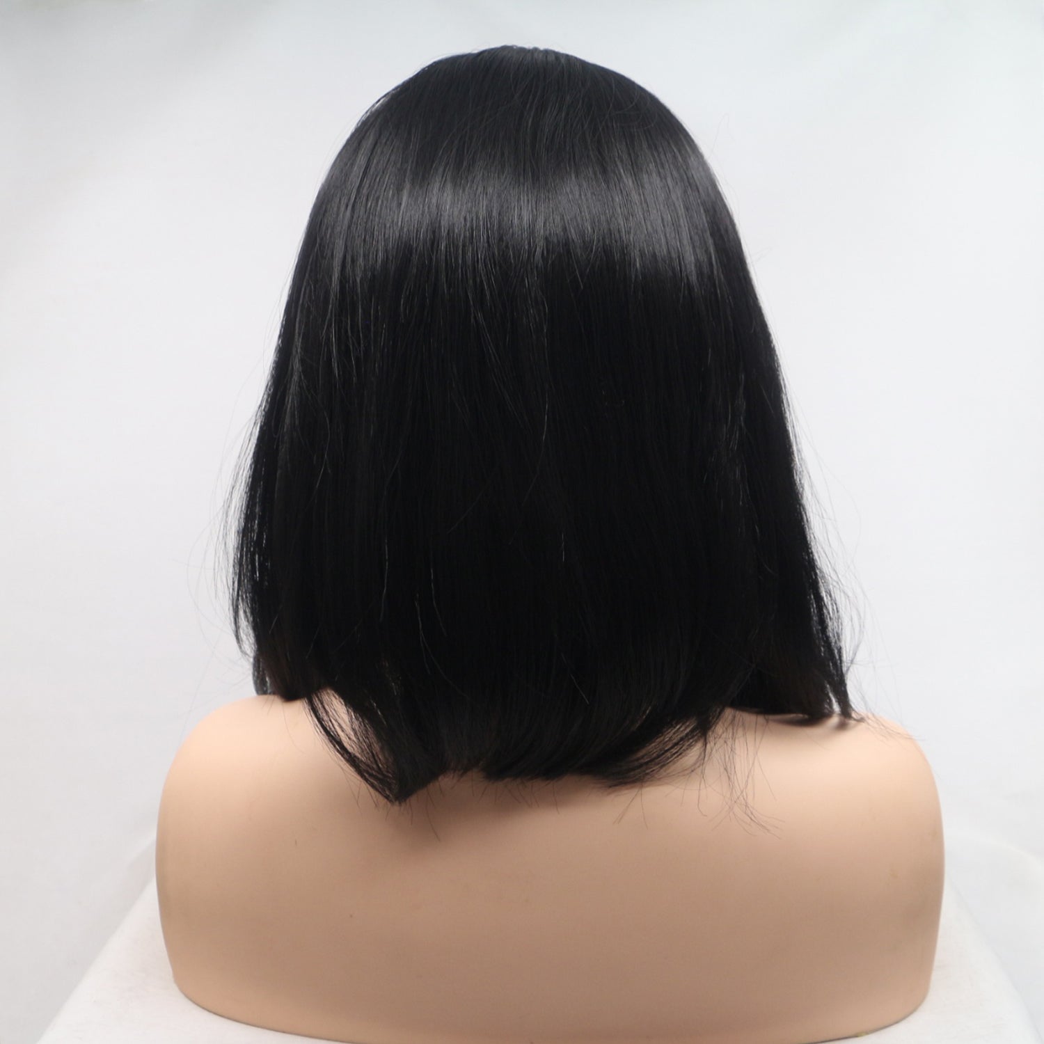 13*3" Lace Front Wigs Synthetic Mid-length Straight 12" 130% Density - Fashions Envy