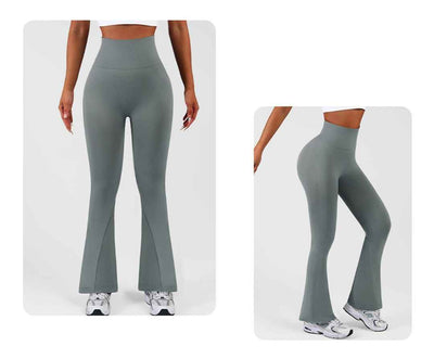 Womens Flared Yoga Pants, High Waisted Flare Leggings Bottom Bootcut Yoga Pants