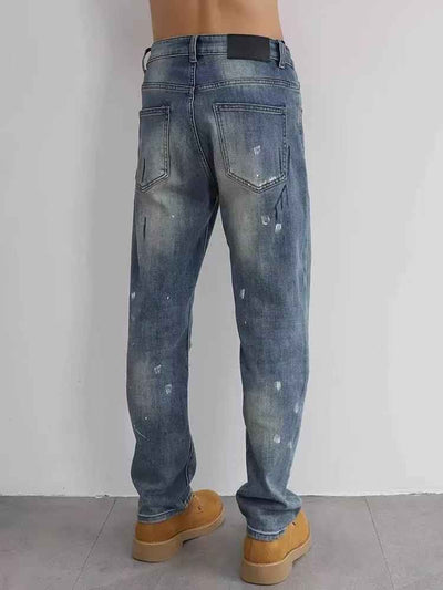 Stretchy Slim Straight Pants