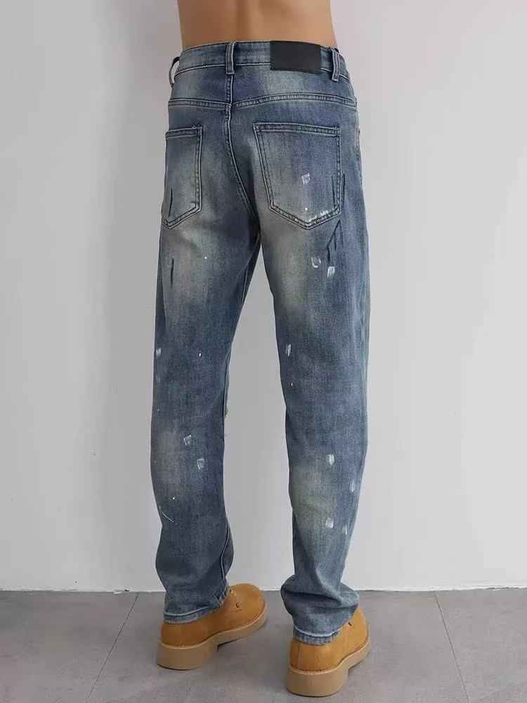 Stretchy Slim Straight Pants