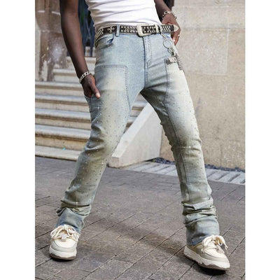 Stretchy Slim Straight Pants