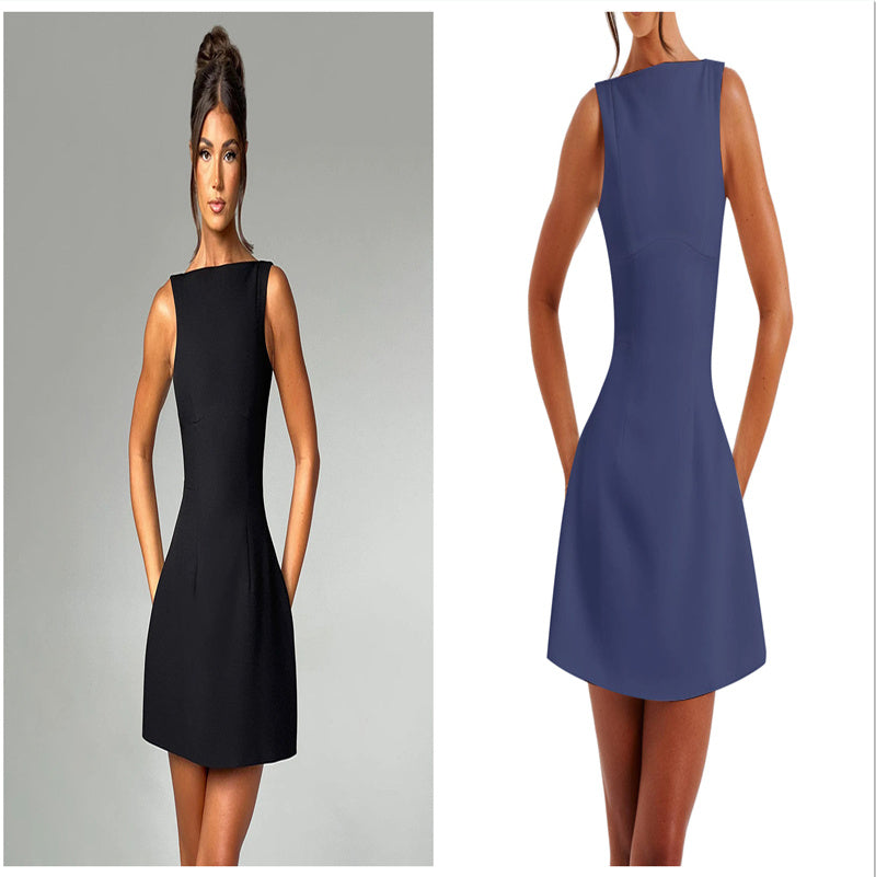 Elegant Black Dress by CJ with a stylish fit and pockets for a chic look
