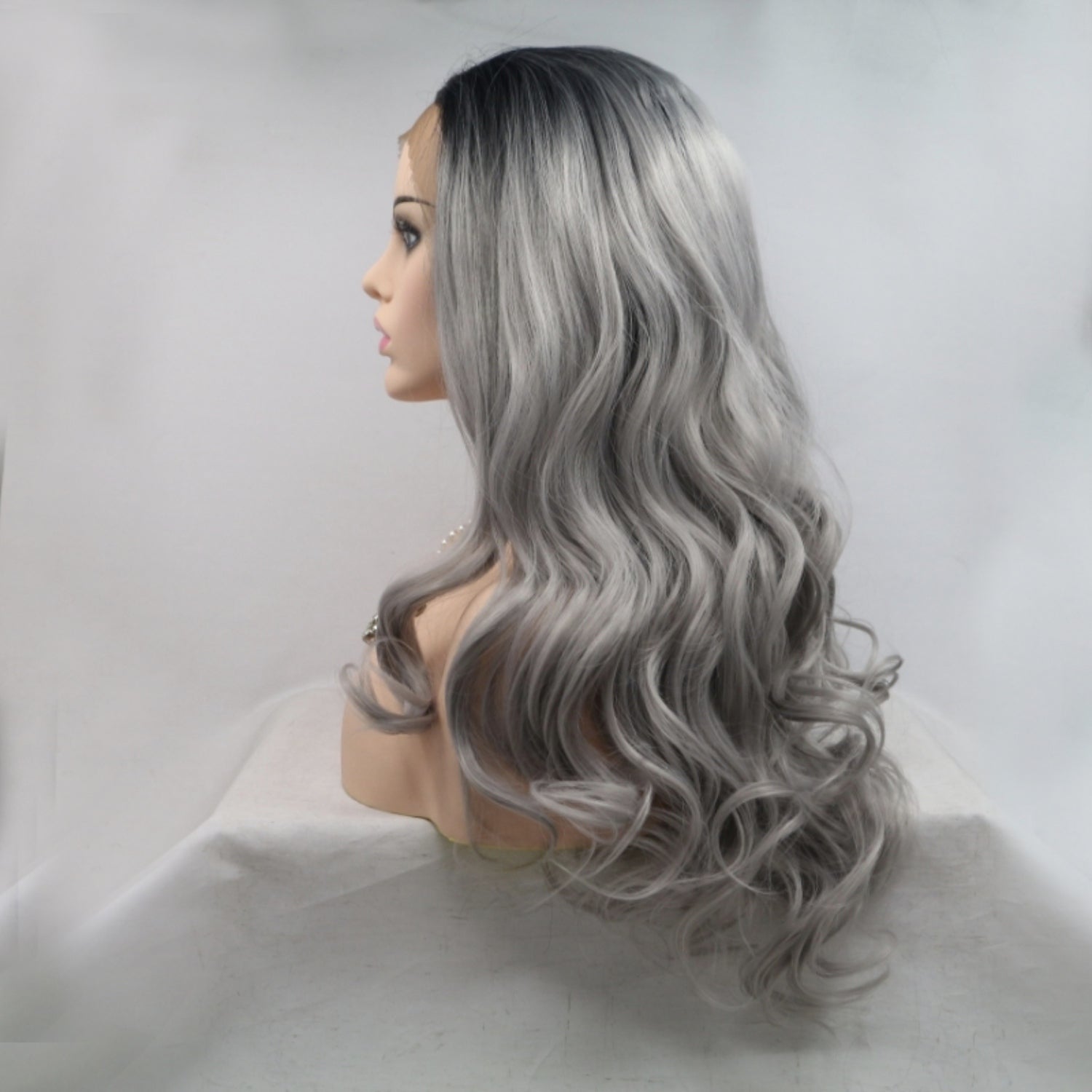 13*3" Lace Front Wigs Synthetic Long Wavy 24" 130% Density - Fashions Envy