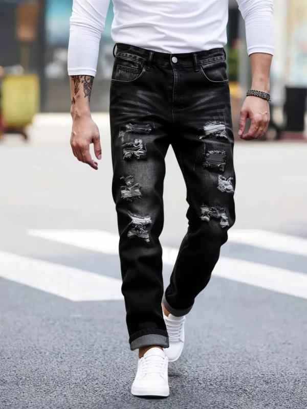 Shanxi Stretchy Slim Straight Pants
