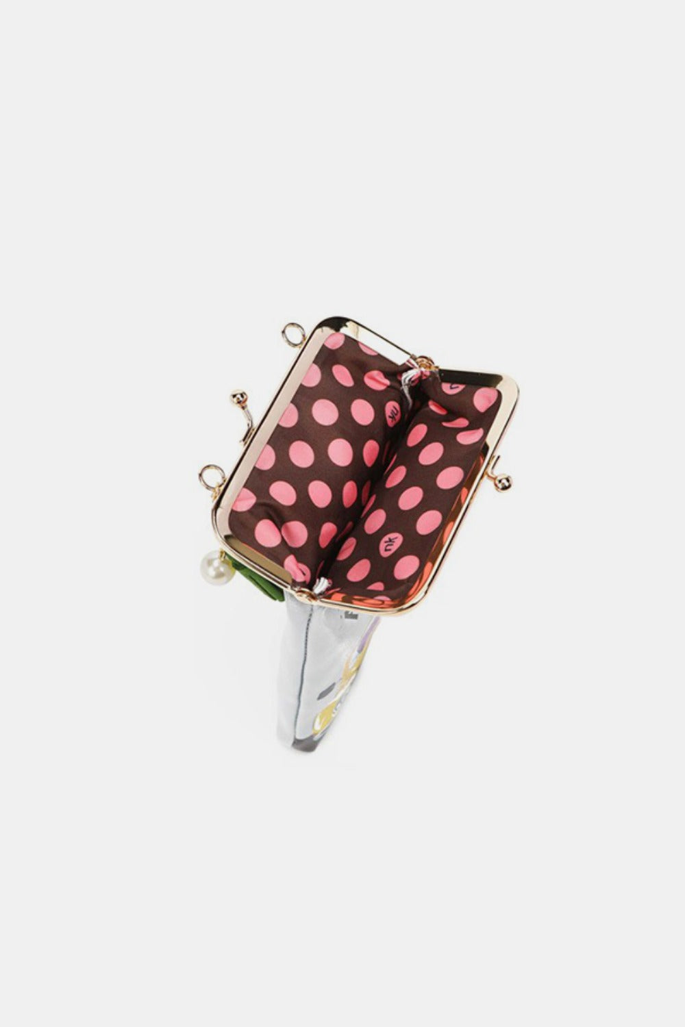 Nicole Lee USA Printed Kisslock Phone and Sunglass Purse - Fashions Envy