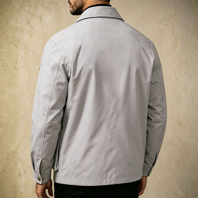 Cross-border Foreign Trade Wholesale Autumn New Men's Jacket Large Size Lapel Multi-pocket Trend All-match Work Coat Men